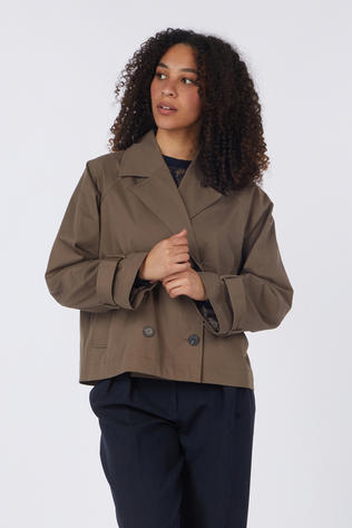 Selected Veste New Cilo Trenchcoat #S Chocolate Chip