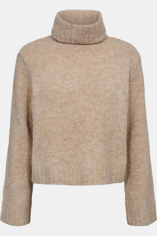 Numph Sous-Pull Willa Cropped Birch Melange