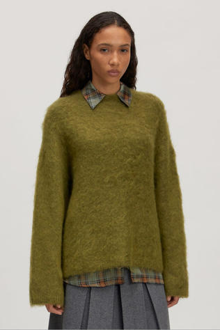 Edited Trui Bailee Mohair Fondue Fudge