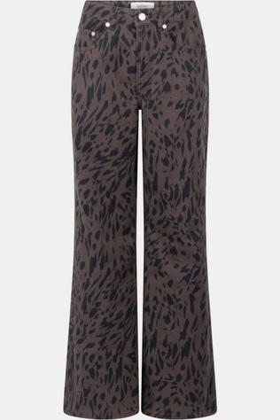 Another-Label Jeans Almoore Denim Wide Animal Animal Gradient