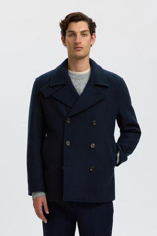 Mantel Slmarchive Wool Blend Peacoat