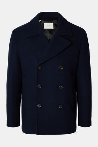 Mantel Slmarchive Wool Blend Peacoat