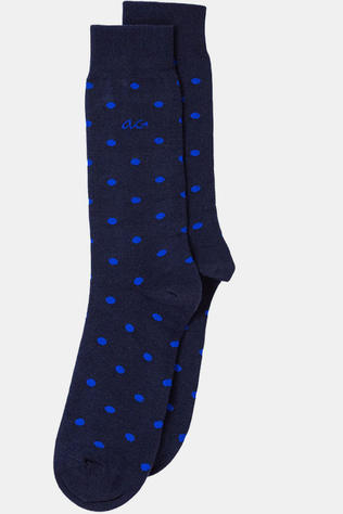 Alfredo Gonzales Chaussettes Classic Dots Navy Navy