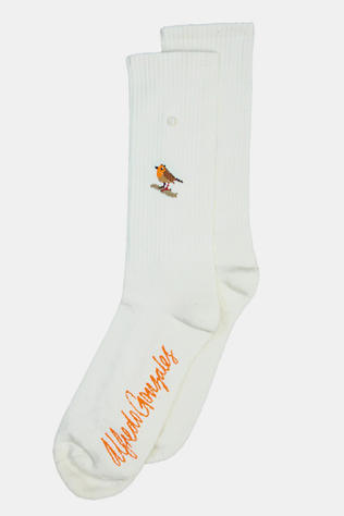 Alfredo Gonzales Chaussettes Athletic Icon Roodborstje Off White Off White