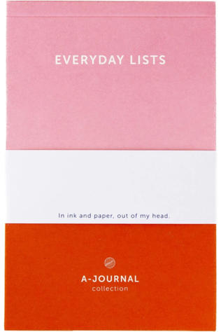 A-JOURNAL Notitieboek Notepad Red Red