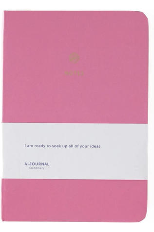 A-JOURNAL Notitieboek Notebook A6 Pink Pink