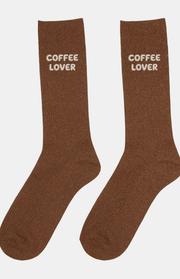 Sokken Glitter Socks Coffee Lover - Women Size 36-40