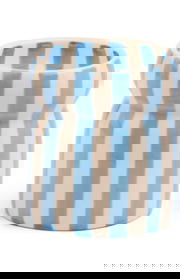 Bougie Cabana 184G Blue Striped Ceramic Candle - Lost At