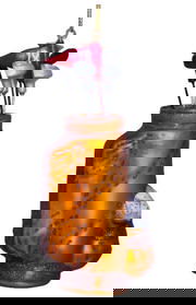 Kerst Accessoire Ornament Glass Brown Golf Bag H15Cm