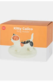 Accessoire De Maison Ring Holder Kitty Calico Ceramic
