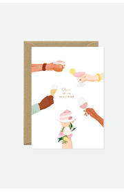 Carte De Voeux Newlyweds Cheers