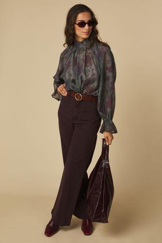 F.A.M. Jeans Fauve Aubergine