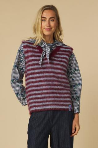 Figurati Trui Aria Light Blue, Burgundy