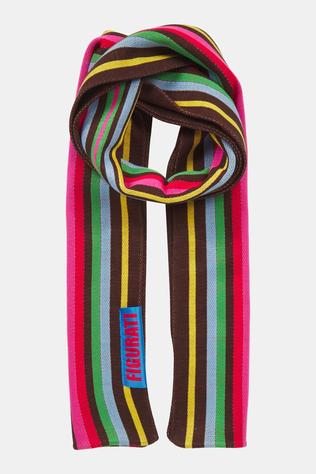 Figurati Écharpe Cavallo Dark Brown, Blue, Yellow, Pink, Red, Green