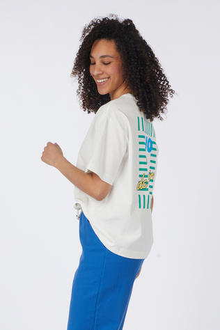 Laure+Max T-Shirt Tila Blanc De Janeiro