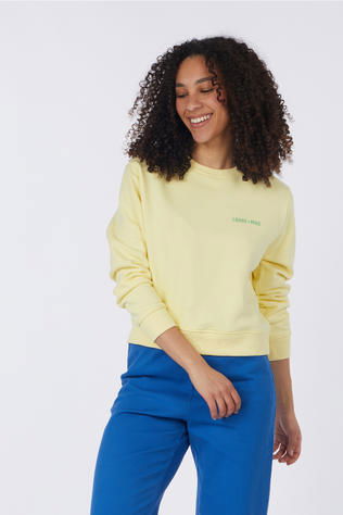 Laure+Max Pull Nir Jaune Mimosa