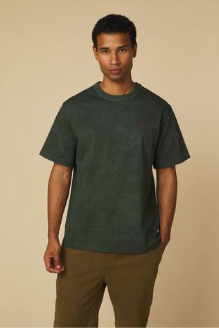 Faguo T-Shirt Lugny T-Shirt Knit Dark Green/Ass. Camouflage