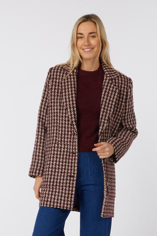 Four Roses Mantel C8664 Bordeaux