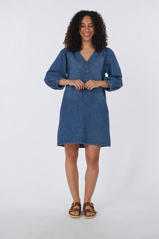 Four Roses Jurk 9010 Mid Blue