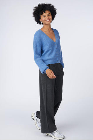 Ichi Pantalon Kate Office Dark Grey Melange