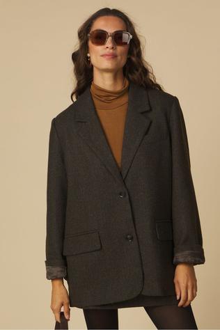 Boii Studios Blazer Solvey Brown Melange