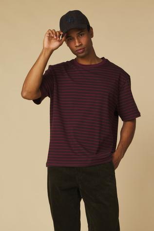 Anerkjendt T-Shirt Akvillads Y/D Ss Tee Vineyard Wine