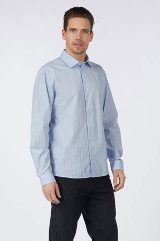 Casual Friday Hemd Olsson Striped Vista Blue