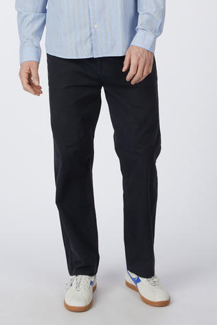 Casual Friday Pantalon Buchan Wide Twill Dark Navy