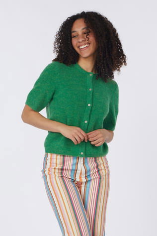 Object Cardigan Agate Medium Green Melange