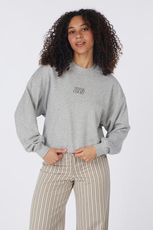 JJXX Trui Gia Light Grey Melange Tennis Court