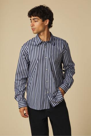 Hemd Slmrlxsander Eden Stripe Shirt
