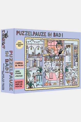 Livre Eva'S Introvertenpret- Puzzelpauze In Bad 1000 Stuks
