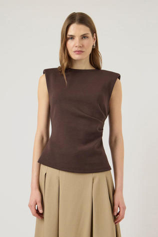 Yas Top Pina Chocolate Brown