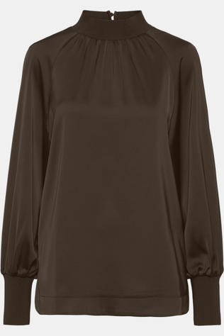 Yas Blouse Pelana Chocolate Brown