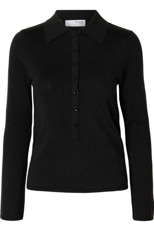 Selected Pull Lura Lurexim Black