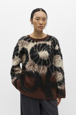 Object JUTTU x OBJECT Pull Rabia Seal Brown Pattern:Seal Brown + B
