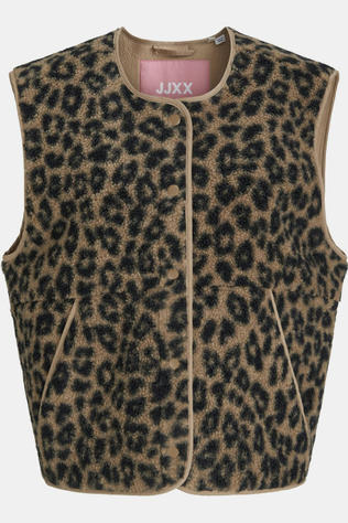 JJXX Blazer Vera Teddy Cornstalk Leopard