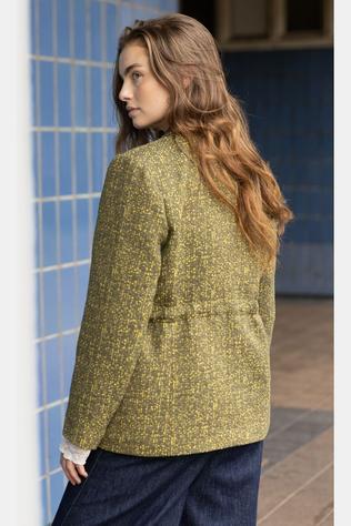 Object Blazer Leni Fitted Martini Olive