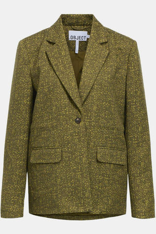 Object Blazer Leni Fitted Martini Olive