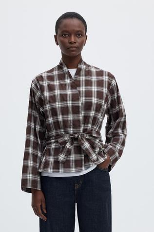 Blazer Slwjaylen Mel Check Kimono
