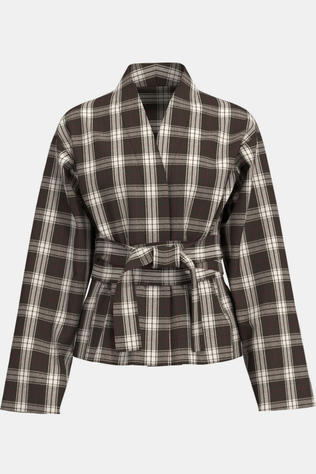 Blazer Slwjaylen Mel Check Kimono