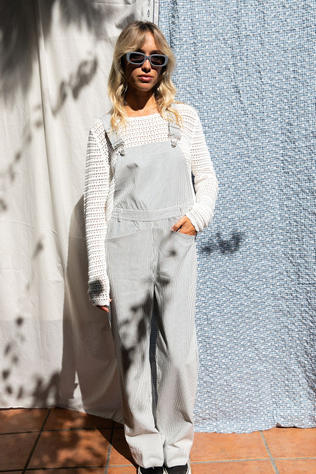 Laure+Max Jumpsuit Oguste Rayures Bleu