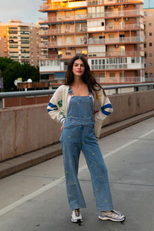 Laure+Max Jumpsuit Oguste Denim Broderie Rio