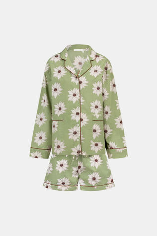 Anna+Nina Pyjama White Lotus Dreams Multicolour