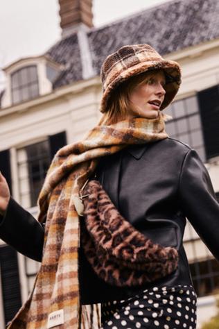 Barts Sjaal Plaity Scarf Brown
