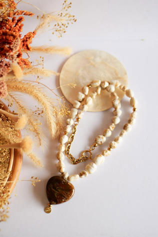 Azeria Ketting Tilda Marron