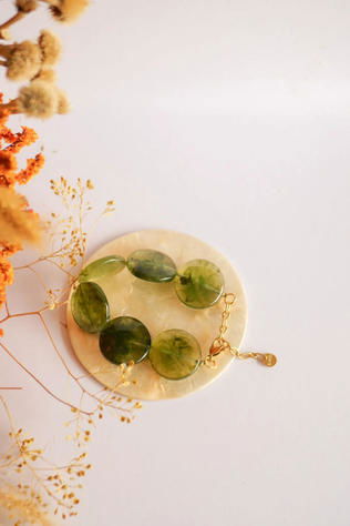 Azeria Bracelet Poli Vert