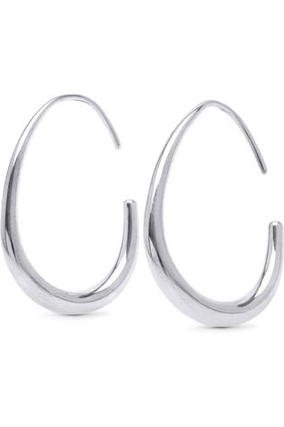 Timi Boucles D'Oreilles Vilhelmina - Adjustable Hoop Earrings Stainless St Silver