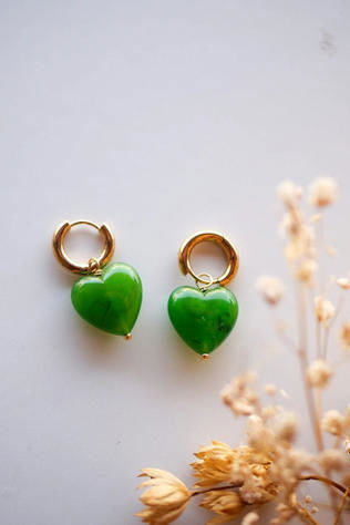 Azeria Boucles D'Oreilles Charlie Vert
