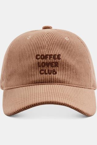 Pet Corduroy Cap Brown Coffee Lover Club